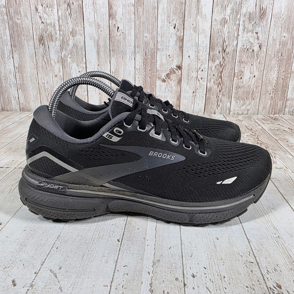 Brooks Ghost 15 GTX Womens Running Shoes Black Gore-Tex 1203821B022 Size 8.5